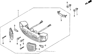 SA50P Rear turn signal