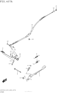 LS650 Подножка
