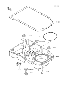 ZX600 Маслянный поддон