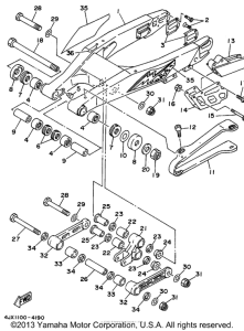 YZ125F1 Бугель