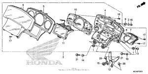 GL1800 (ABS) Speedometer (navigation)