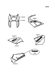 KR250 Наклейки