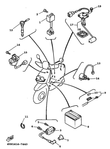 YW100E Электрика 1
