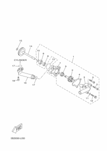YP250R Водяная помпа