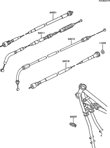 EX305 Тросы управления