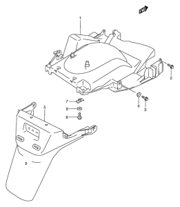 AN250 Заднее крыло