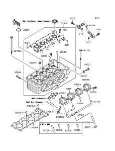 ZR250 Головка цилиндров