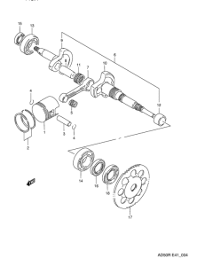 AD50 Вал коленчатый