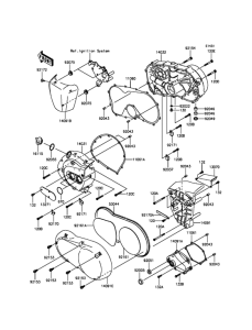 VN900 Крышки двигателя