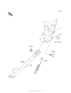 EX300 Подножка