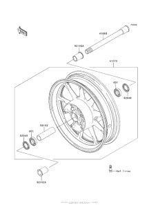 VN1700 Front Wheel (E9F-Eaf)