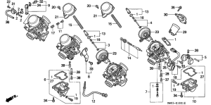 CBR900RR Carburetor assy