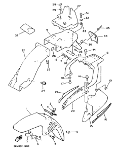 XJ600H (53KW) Крыло