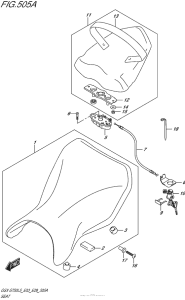 GSX-S750 Сиденье