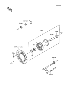 KX100 Переднее колесо