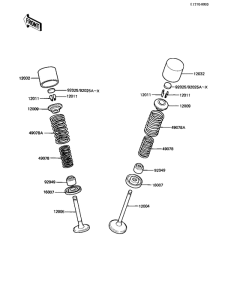 KZ440 Клапана