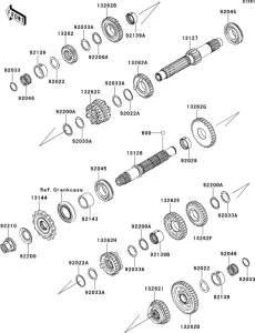 EX250 Трансмиссия