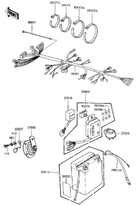 KZ440 Электрика