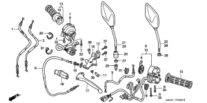 CB750F Switch / cable