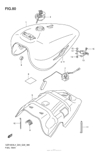 VZR1800Z Fuel Tank (Vzr1800Zl4 E03)