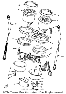 XS650B Приборы