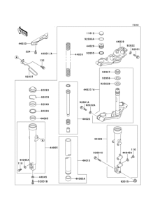 EL250 Front fork(1 / 2)