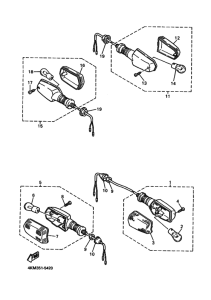 XJ900S Проблесковый световой сигнал
