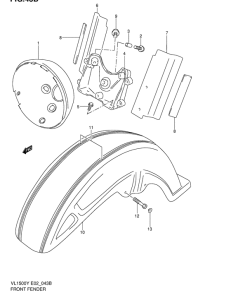 VL1500 Переднее крыло