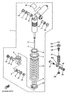 TZ250 Задняя подвеска