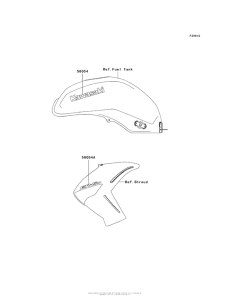 ER650 Decals (Orange)(Caf)(P.white)(Cbf)