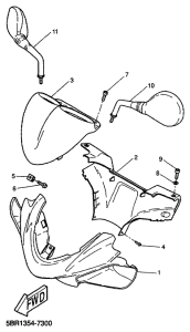 YQ50 Обтекатель 1