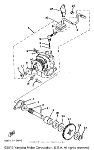 RX50L Масляный насос