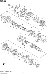 VL800T Трансмиссия