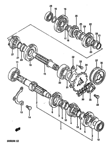 DR600 Трансмиссия