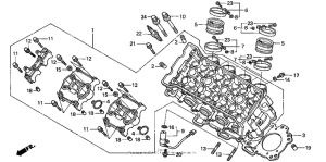 CBR900RE Головка цилиндров