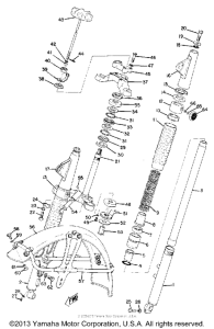 CS3C Front fork & front fender