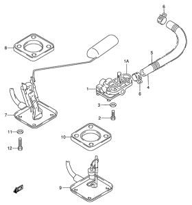 GSX750 Топливный кран