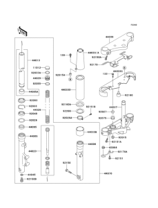 VN800 Front fork(1 / 2)