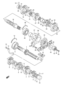 GSX-R1100 Трансмиссия