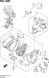 VL800B Air Cleaner (Vl800Bl5 E28)