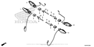 GL1800C Задний фонарь