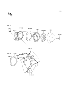 KX125 Воздушный фильтр