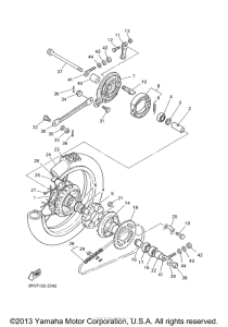 PW80R Переднее колесо