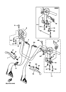 YP250 ﾊﾝﾄﾞﾙｽｲﾂﾁ. ﾚﾊﾞｰ 1