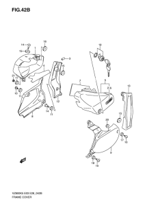 VZ800 Обтекатель задний