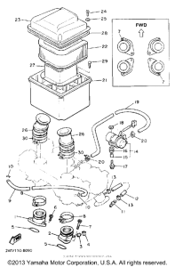 XVZ13DAC Воздушный фильтр