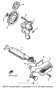 XV500K Масляный насос