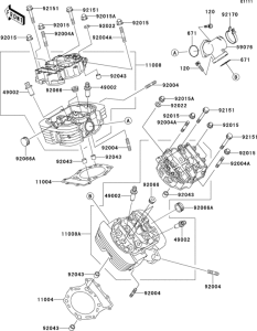VN1500 Головка цилиндров
