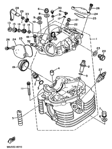 XT500 Головка цилиндров