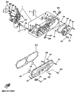 CW50 Картер двигателя